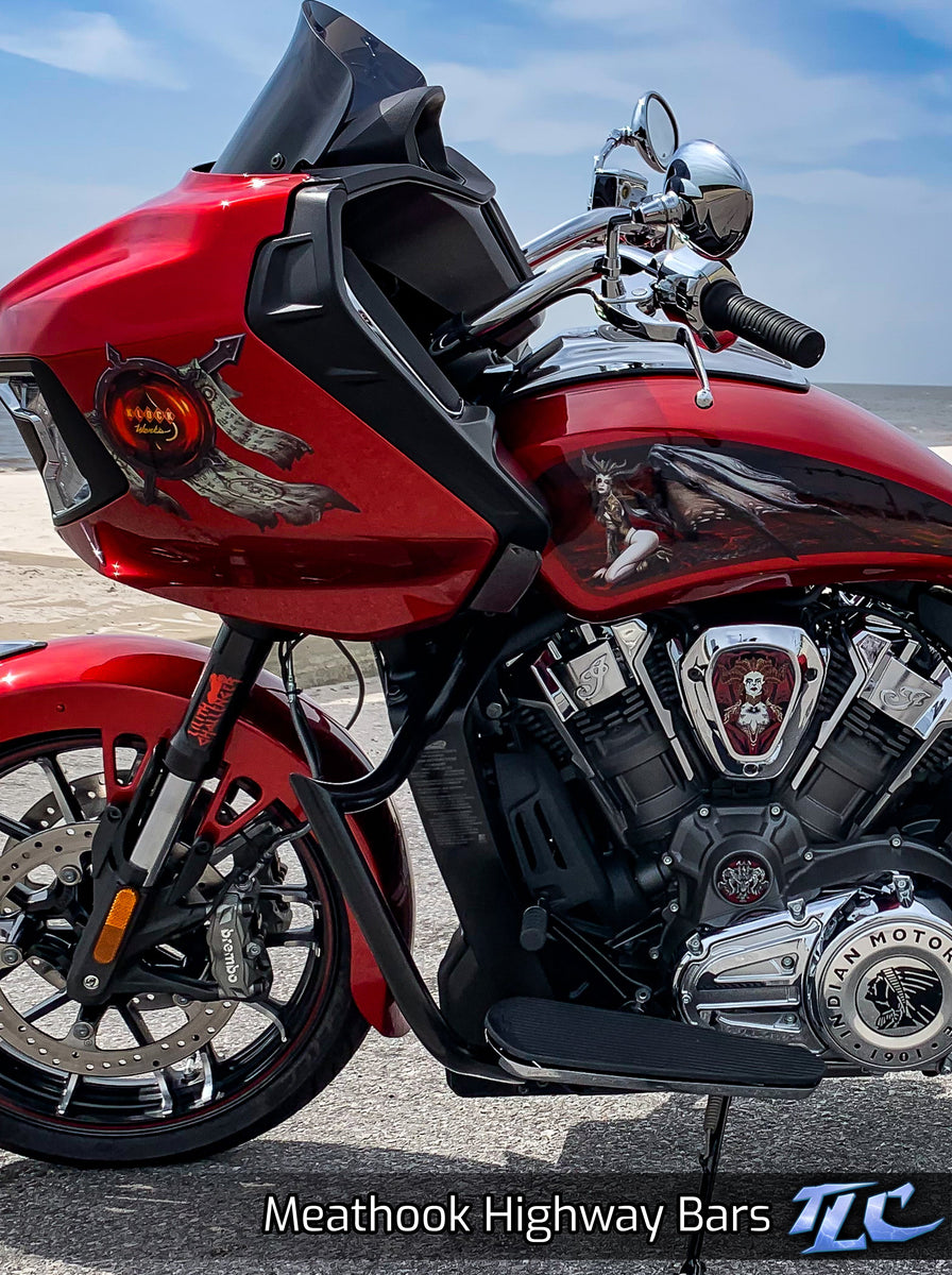 Indian Challenger Meathook Highway Bars Brave Wolf Customs