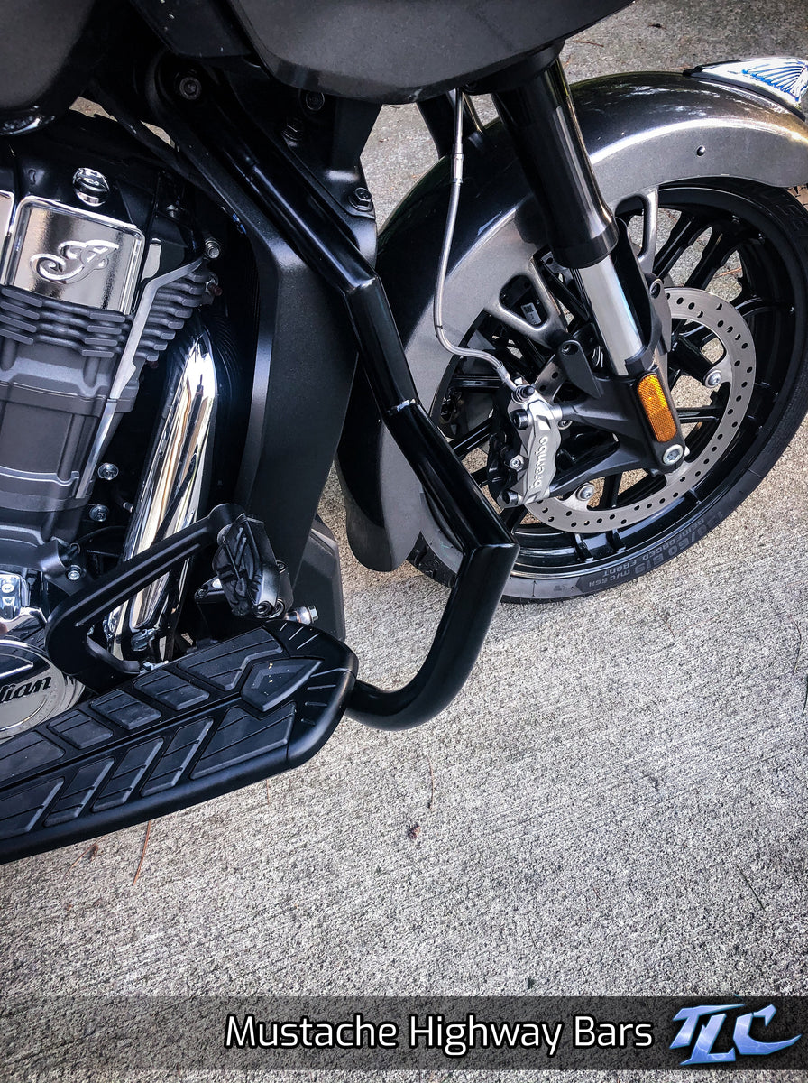 Indian Challenger Mustache Highway Bars Brave Wolf Customs