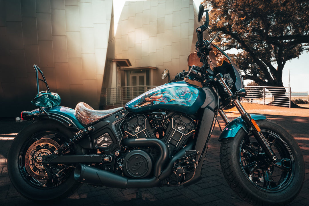 Motorcycle Sticker Decal MOTOR BOBBER CYCLES Sticker Decal For Motorcycle Bike Tank Sport Tuning - Se60 Bobber Bike Sticker - Foto 7