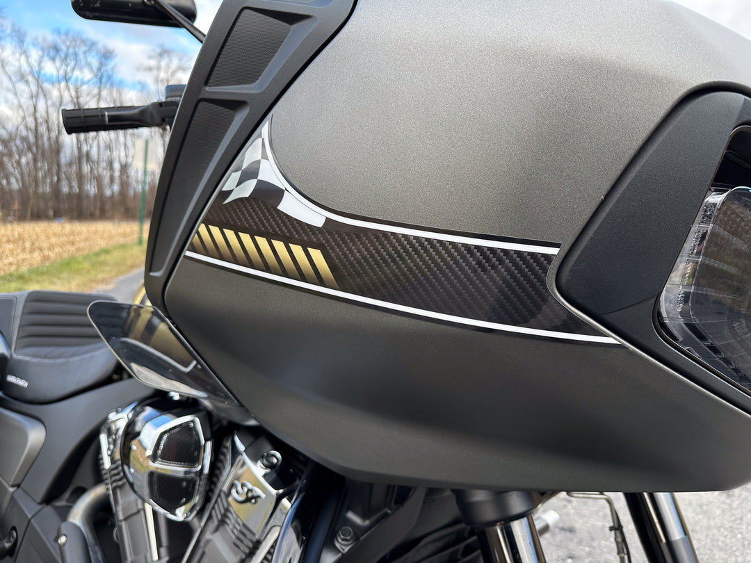 Gold/Carbon-Podium Finish for Challenger/Pursuit – Brave Wolf Customs