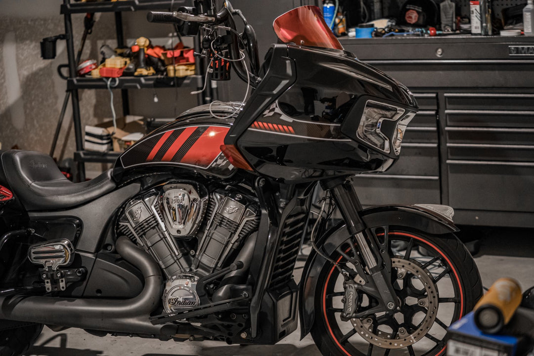 Red/Carbon-Podium Finish for Challenger/Pursuit – Brave Wolf Customs