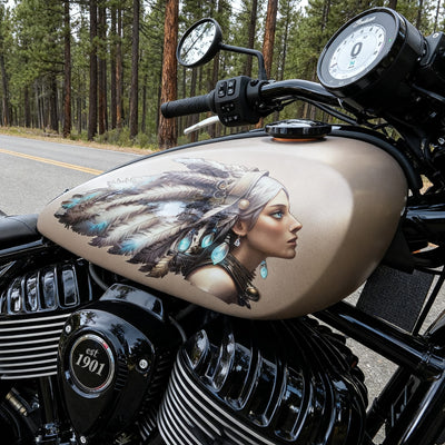 Décalcomanie Motoconfort Grand Modèle - Pour Réservoir De Moto, Taille Réelle, Occasion