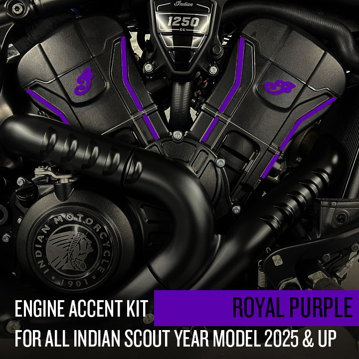 Indian Scout Engine Accent Kit (2025 and up)- Royal Purple – Brave Wolf ...