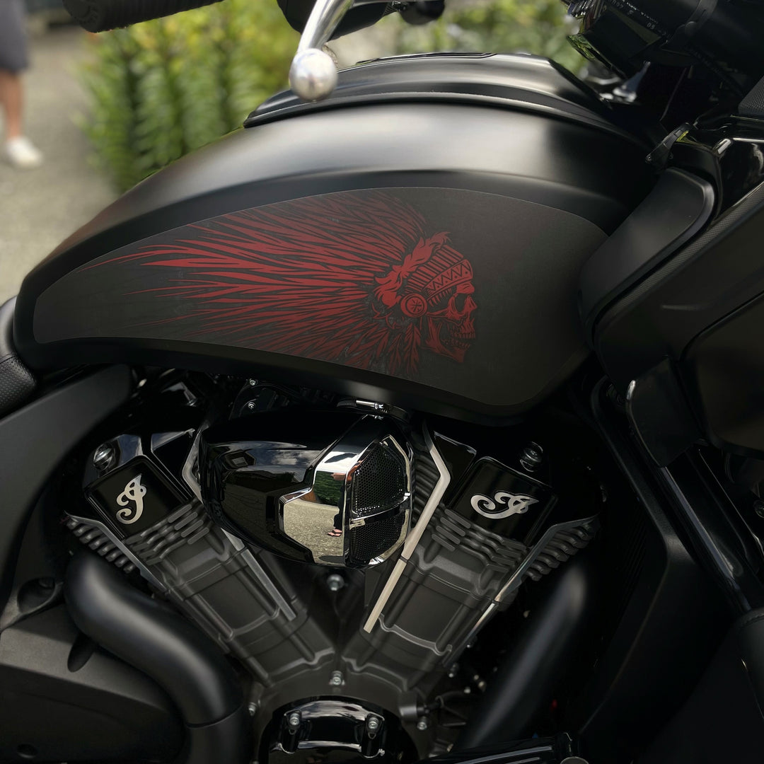 SWB-729-Red-Powerplus Tank Decal Set – Brave Wolf Customs