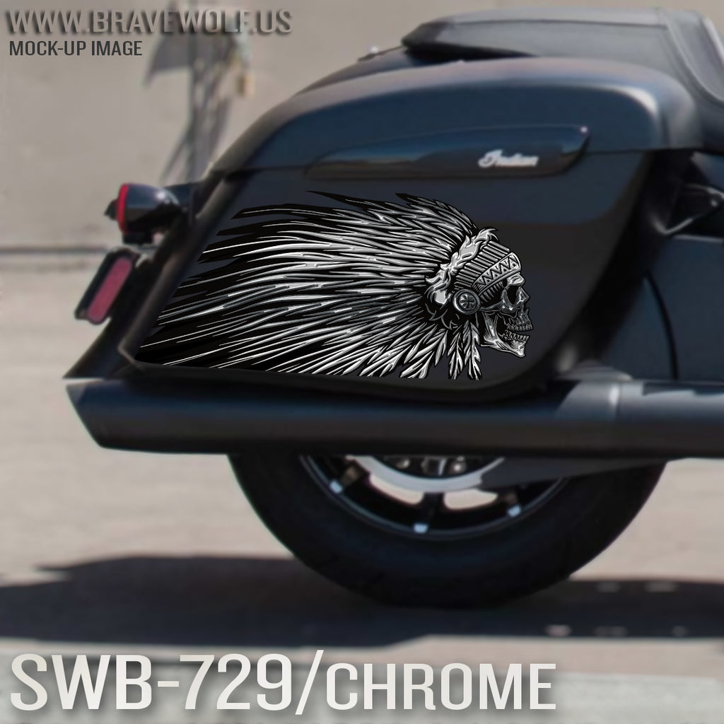 ビンテージ スカル バックル RIDE FREE ウイング ハーレー コウモリ SWB729-SaddlebagNEWstyle-