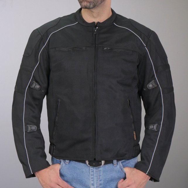 Non leather motorcycle jacket best sale