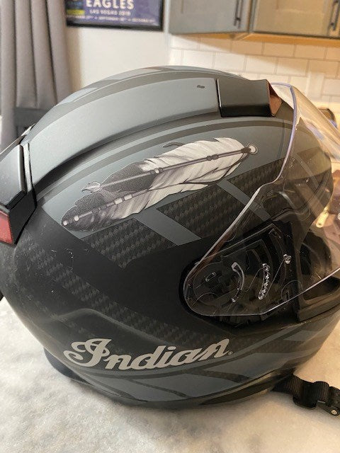 feather motorcycle helmet Feather Helmet Decals