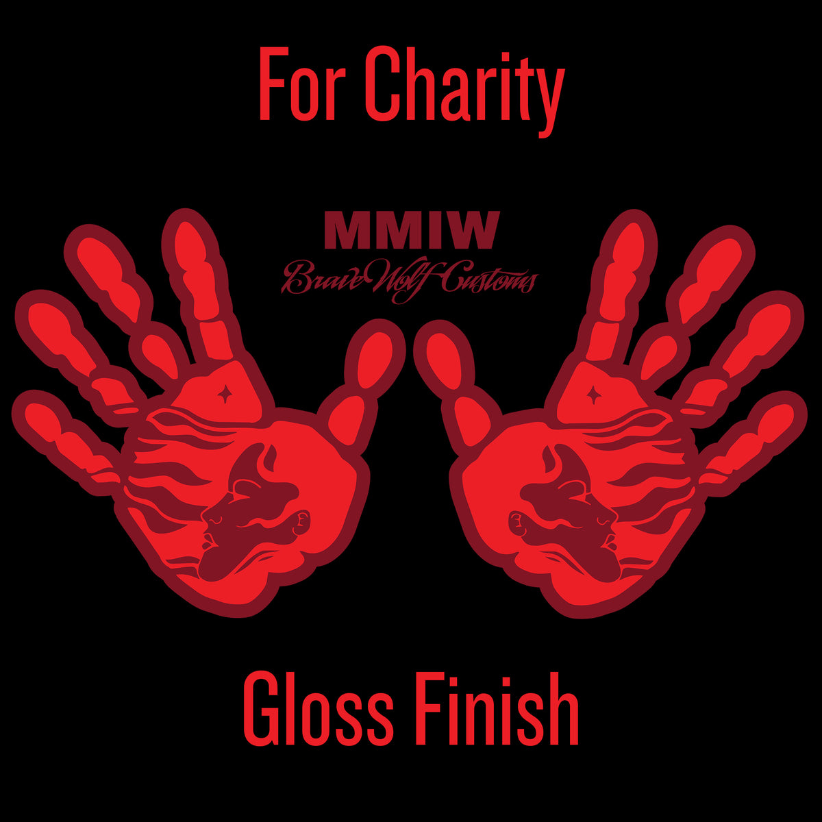 MMIW Red Hand - Anywhere Decal – Brave Wolf Customs