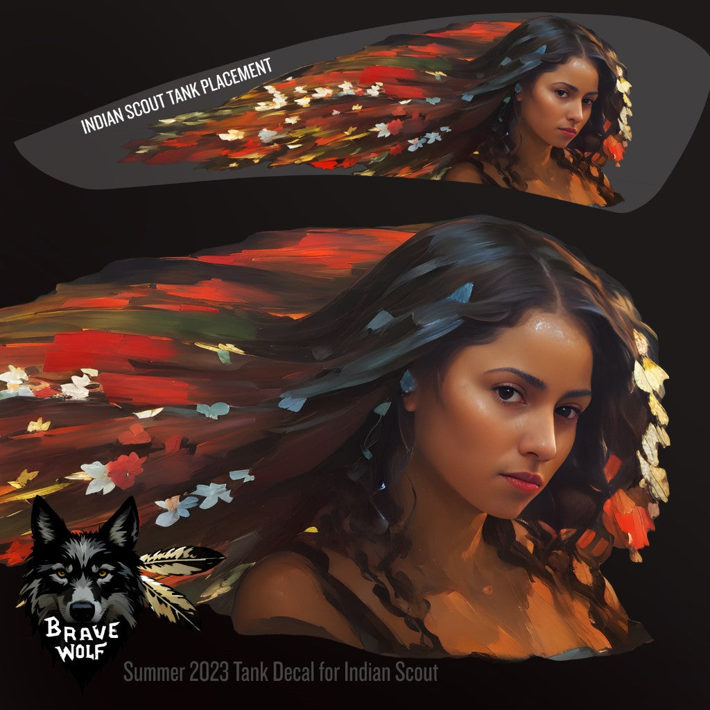 Summer-2023 - Indian Scout Tank Decal-Color – Brave Wolf Customs